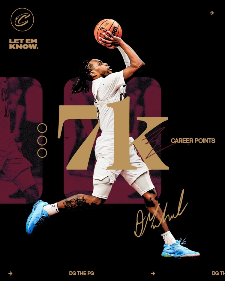 未來可期！加蘭騎士生涯得分達到7000分 隊史第11位！