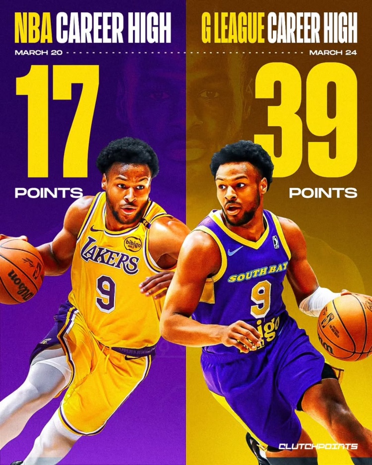 在進步！布朗尼一周內(nèi)先后創(chuàng)下個人NBA和G聯(lián)盟單場得分新紀(jì)錄